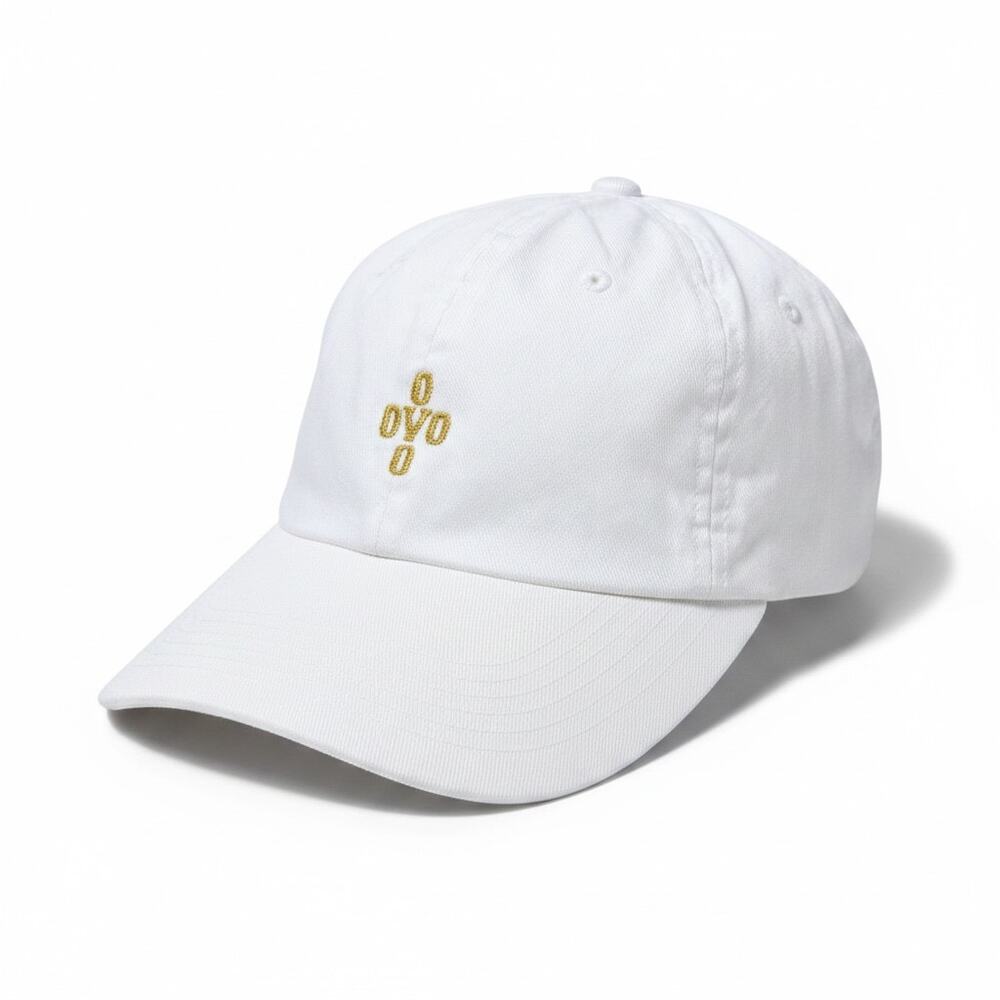 October's Very Own Drake OVO Hat Golden Logo White Baseball Adjustable Dad Cap